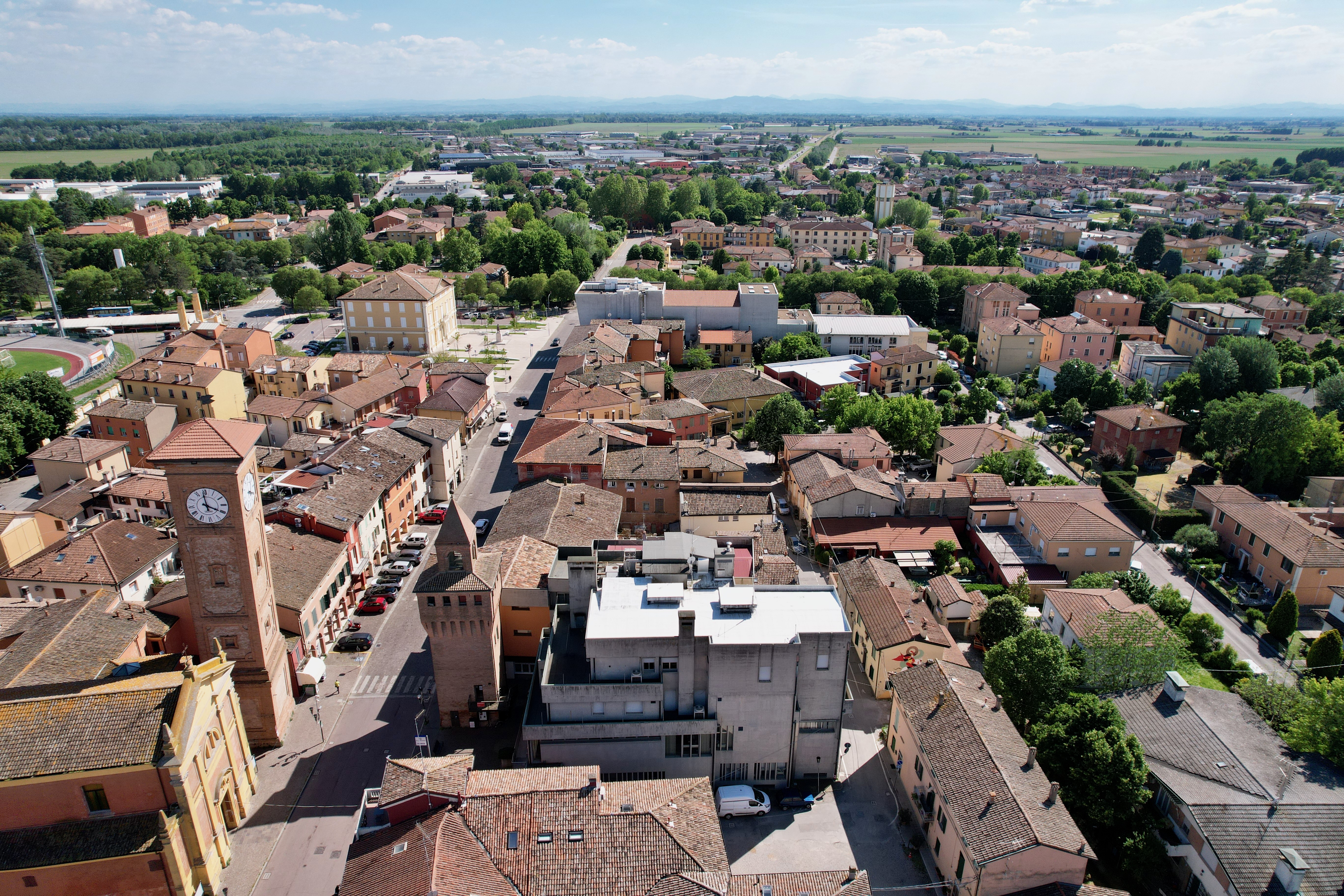 Molinella dall'alto